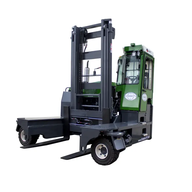 A C6000 Combilift Multi-directional forklift on a white background