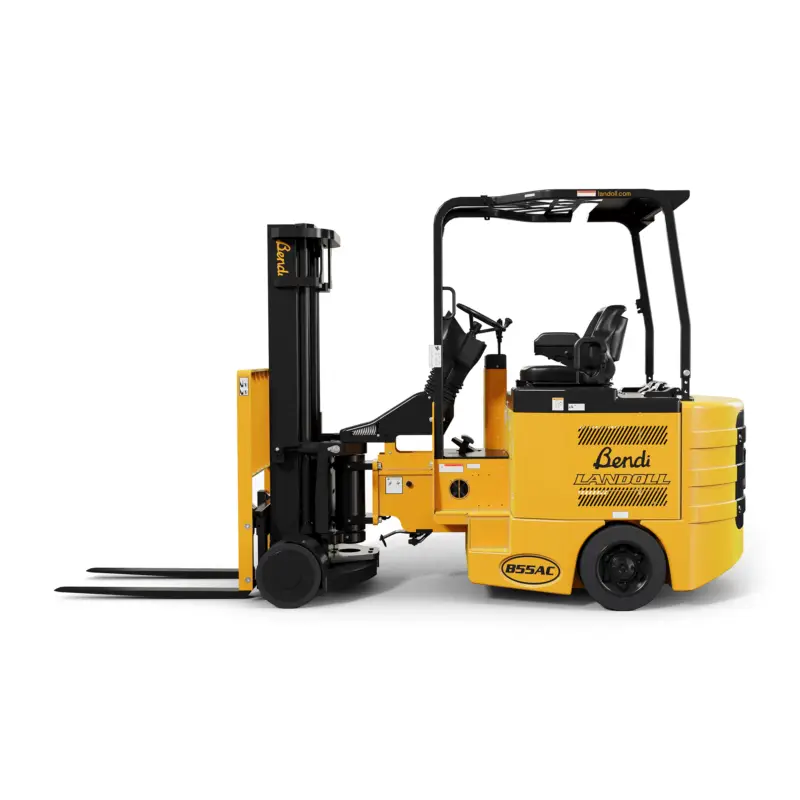 bendi b55ac forklift on a white background